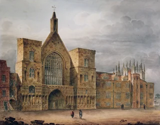 Entrée du Westminster Hall, 1807