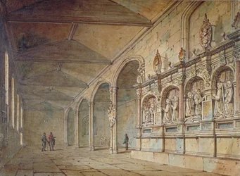 Intérieur de la chapelle de Saint-Pierre-aux-Liens, Tour de Londres, 1814