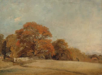 Paysage automnal à East Bergholt, vers 1805-08