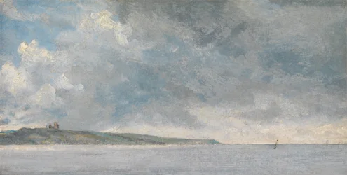Scène Côtière avec Falaises