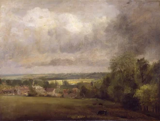 Village sur la rivière Stour