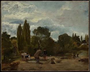 Battage de têtes de navets, East Bergholt