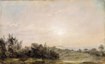 Hampstead Heath, vue vers Harrow, 1821-22