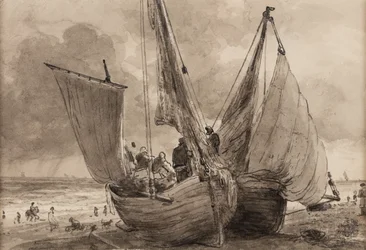 Lugger et bateau Hog, Brighton