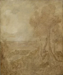 Esquisse pour "Dedham Vale", vers 1827