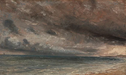 Mer orageuse, Brighton, vers 1828