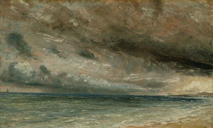 La côte à Brighton - Soirée orageuse, vers 1828
