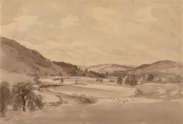 La vallée de la Derwent avec Chatsworth au loin