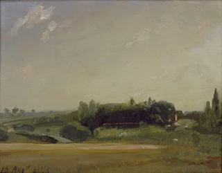 Vue vers le presbytère, East Bergholt