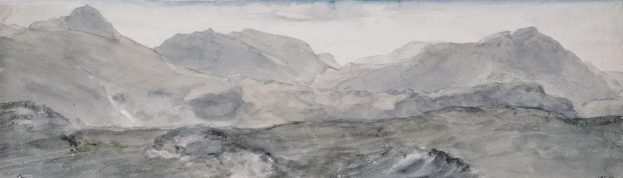 Vue du sommet de Honister Crag