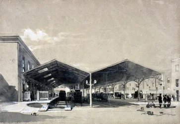 Intérieur de la gare d
