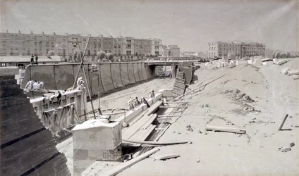 Pont de Hampstead Road, du côté de Camden, 11 août 1836
