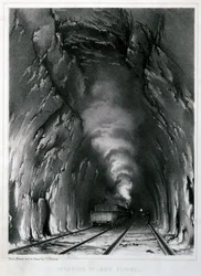 Intérieur du Tunnel de Box, 1846