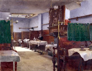 Taverne Cock, Fleet Street, Londres, 1881