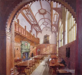 Grande salle, Charterhouse, Londres, 1885