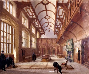 Intérieur de Charterhouse, Londres, 1885