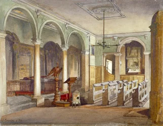 Intérieur de la chapelle des hospices d