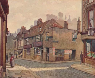 Vieilles maisons à Snowfields, Bermondsey, 1887 1926
