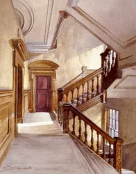Maison de Sir Christopher Wren, Botolph Lane, Londres, 1886