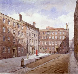 Vue de Brick Court, Middle Temple, Londres, 1882