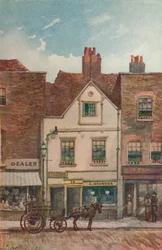 Vue du n° 72 Cheyne Walk, Chelsea, Londres, 1883