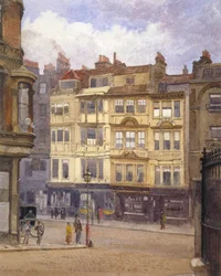 Vue des nos 164-165 Strand, Westminster, Londres, 1880