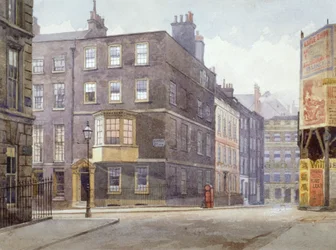 Vue de la jonction de Howard Street et Norfolk Street, Londres