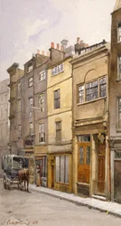 Vue de la salle du greffier paroissial, Silver Street, Londres