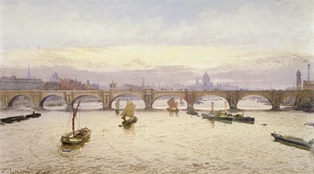 Pont de Waterloo, Londres, 1888