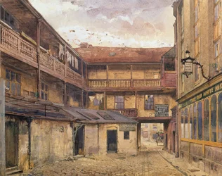 Auberge White Hart, Southwark, 1879