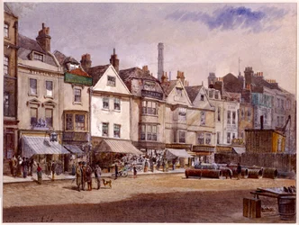 Whitechapel High Street, Stepney, Londres, 1884