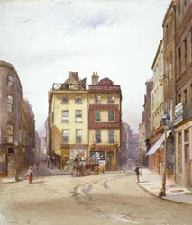 Wych Street et Holywell Street, Westminster, Londres, 1881