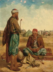 Les fumeurs, 1856