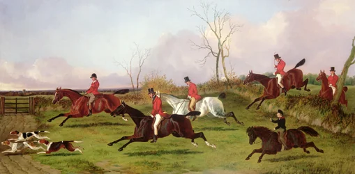 Pleine chasse avec sa première chasse