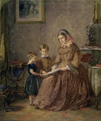 La leçon de lecture, 1855