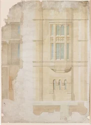 Conception pour fenêtre oriel, Holme Eden