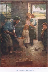 Le forgeron du village