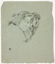 Bonnet de soie froncée