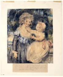 Lady Haggerston et sa fille