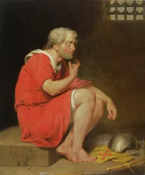 Robert (c.1054-1134) Duc de Normandie en prison
