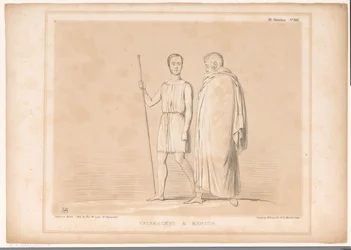 Caricature de Lord Lincoln et Sir Robert Peel