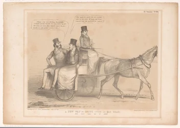 Caricature avec Russell, Inglis et Bentinck