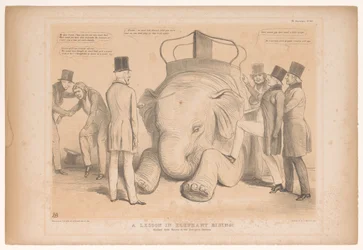 Caricature sur la nomination de Henry Hardinge comme gouverneur de l