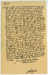 Lettre de John Dryden à Laurence Hyde, vers 1682-1683