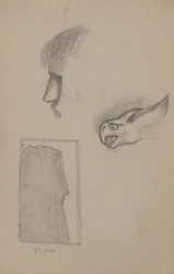 Sans titre [Croquis au crayon]