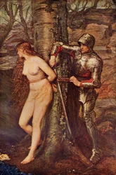 Un chevalier errant - Personnage de la littérature romanesque chevaleresque, illustration tirée de « Romance and Legend of Chivalry » par A. R. Hope Moncrieff