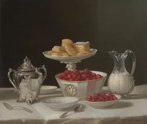 Nature morte au dessert, 1855