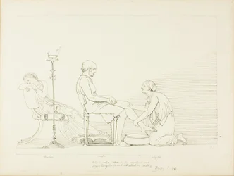 Ulysse, Pénélope et Euryclea