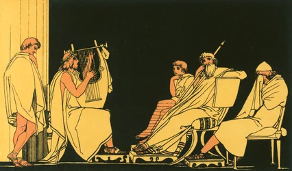 Ulysse pleure au chant de Démodocos