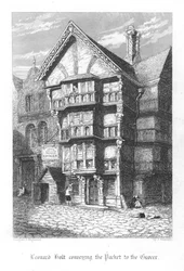 Scène de Old St Pauls par William Harrison Ainsworth, 1855